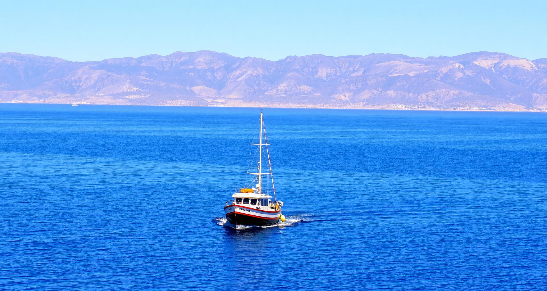 Fishing boat on the Mediterranean